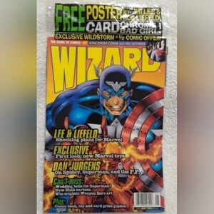 Vintage Wizard magazine the guide to comic #57